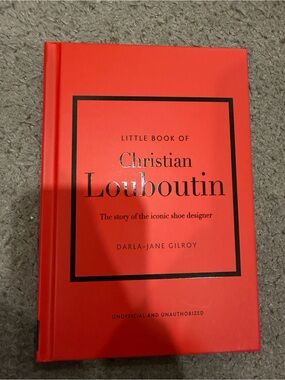 Christian Louboutin Bright Red Hardcover Fashion Book
